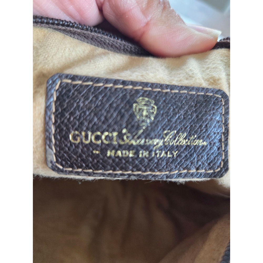 Gucci Accessory Collection GG Supreme Vintage Crossbody Bag Brown Monogram - Picture 3 of 15